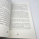 Novel Fiction A5 Custom Book Printing Service Section Sewn 80gsm Uncoated Paper