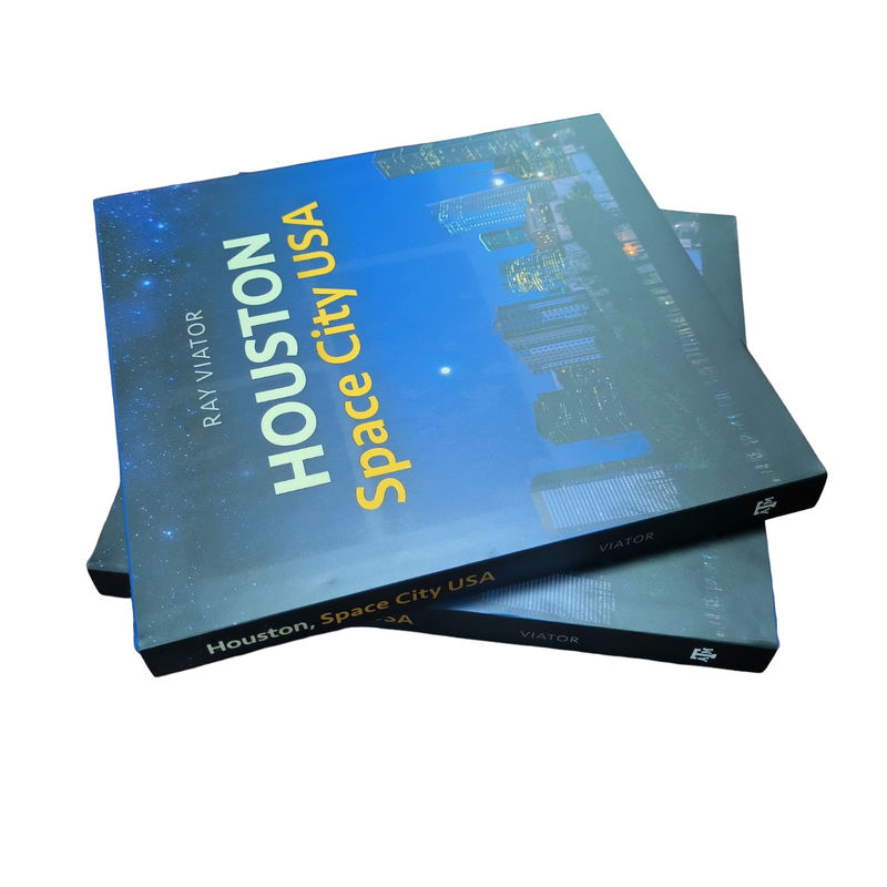 Houston Space City USA | Professional Hardcover Art Book Printing With Glossy Inner Pages And Matte Laminated Cover